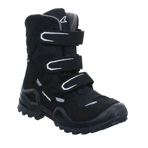 LOWA Winterstiefel Jungen- Snowboot Membran Schwarz Textil 