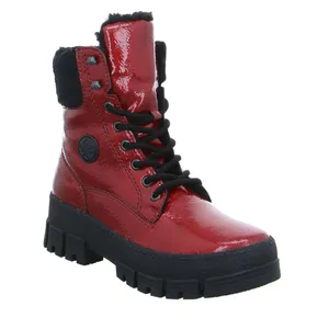 RIEKER Comfort-Boot Rot Lederimitat RIEKER Comfort-Boot Rot Lederimitat
