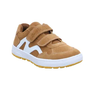 LURCHI Sneaker Kleinkinder-Halbschuh Klett Cognac Leder 