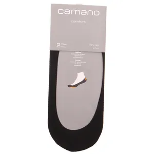 CAMANO Füsslinge Schwarz Recycelte Materialien  Vorfuss + Innenferse ABS Druck 
