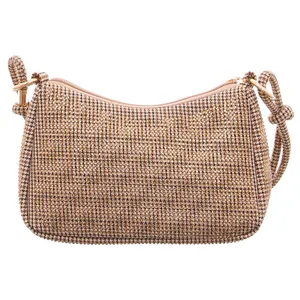 LA STRADA Clutch / Abendtasche Beige Textil LA STRADA Clutch / Abendtasche Beige Textil