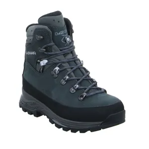 LOWA Gore-Tex Wander- Bergschuh Damen Blau Leder 