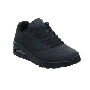 SKECHERS Halbschuhe Sneaker Schwarz Lederimitat SKECHERS Halbschuhe Sneaker Schwarz Lederimitat