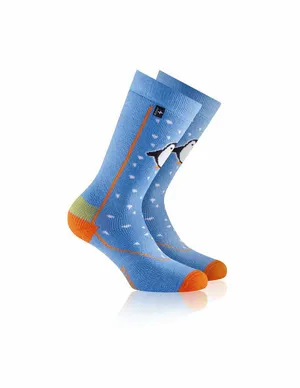 ROHNER Skisocke Pinguin Funktions-Socken Navy Textil 