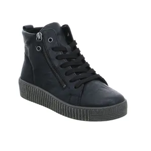 GABOR Mid Cut Sneaker Schwarz Leder GABOR Mid Cut Sneaker Schwarz Leder