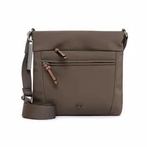 SURI FREY Crossover Taupe Lederimitat SURI FREY Crossover Taupe Lederimitat