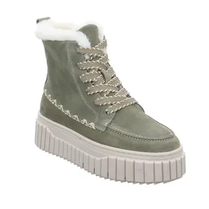 TAMARIS Boot Olive Leder 