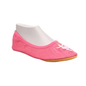 BECK Geräteschuhe Pink Textil 