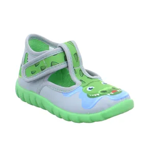 FISCHER Unisex Baby-Hausschuh Grau Textil FISCHER Unisex Baby-Hausschuh Grau Textil
