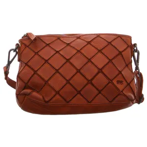 BEAR DESIGN Umhängetasche Cognac Leder 