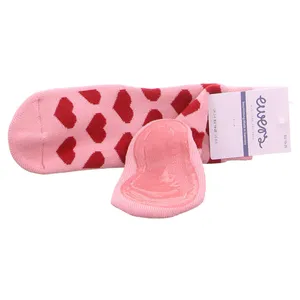 EWERS Vollsohle, Herzen Antirutsch-Socken Rosa Textil EWERS Vollsohle, Herzen Antirutsch-Socken Rosa Textil