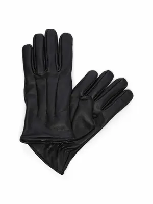 JACK & JONES Herren Handschuh Schwarz Leder JACK & JONES Herren Handschuh Schwarz Leder