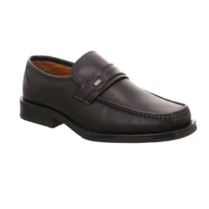 MANAGER Halbschuh-Schlüpfer Schwarz Leder MANAGER Halbschuh-Schlüpfer Schwarz Leder