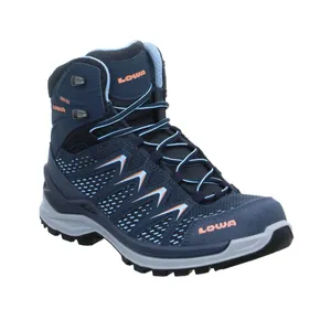 LOWA Gore-Tex Wander- Bergschuh Damen Blau Lederimitat LOWA Gore-Tex Wander- Bergschuh Damen Blau Lederimitat