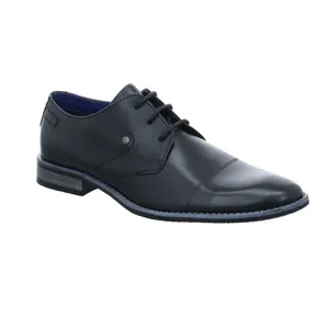 BUGATTI SHOES Halbschuh-City Schwarz Leder 