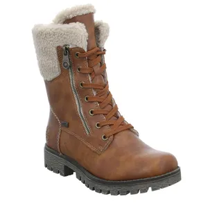 RIEKER Boot Cognac Lederimitat mit Rieker-TEX RIEKER Boot Cognac Lederimitat mit Rieker-TEX