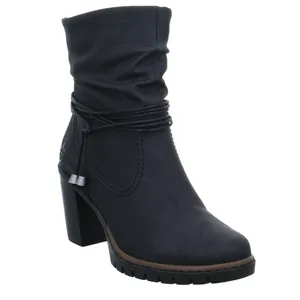 RIEKER Stiefelette Schwarz Lederimitat RIEKER Stiefelette Schwarz Lederimitat