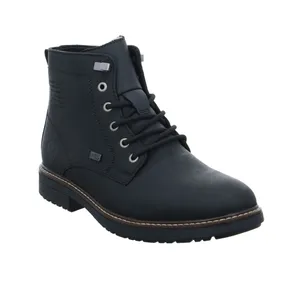 RIEKER Winter-Boots Schwarz Leder RIEKER Winter-Boots Schwarz Leder