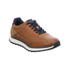 BUGATTI SHOES Halbschuhe Sneaker Cognac Lederimitat 