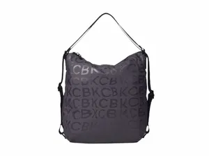 KCB VEGAN BAGS Wasserdicht Umhängetasche Schwarz Textil 