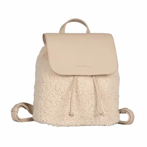 TOM TAILOR Rucksack Beige Textil TOM TAILOR Rucksack Beige Textil