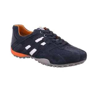 GEOX Binder Halbschuh Blau Leder GEOX Binder Halbschuh Blau Leder