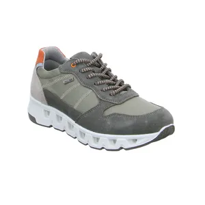 IMAC Halbschuhe Sneaker Stoff Grün Leder IMAC Halbschuhe Sneaker Stoff Grün Leder