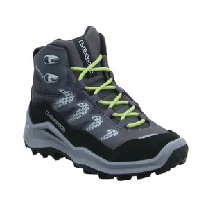 LOWA Kinder-Wanderschuhe Schwarz Leder 
