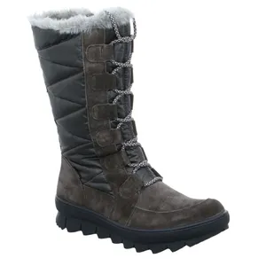 LEGERO Snowboot Grau Leder  mit Gore-Tex-Membrane 