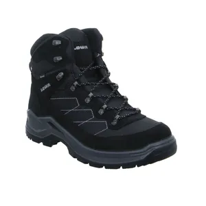 LOWA Trekkingschuhe Schwarz Leder 