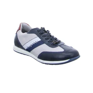 BUGATTI SHOES Halbschuhe Sneaker Blau Leder 