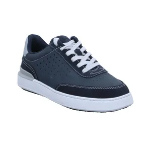 CLARKS Halbschuhe Sneaker Blau Leder CLARKS Halbschuhe Sneaker Blau Leder
