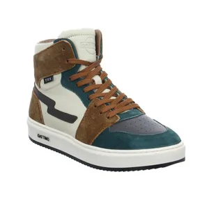 GATTINO Sneaker high Jungen-Winter-Bottine Grün Leder GATTINO Sneaker high Jungen-Winter-Bottine Grün Leder