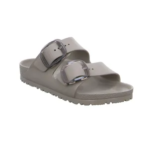 BIRKENSTOCK Badeschuh Taupe Lederimitat 
