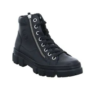 PAUL GREEN Boot Schwarz Leder 