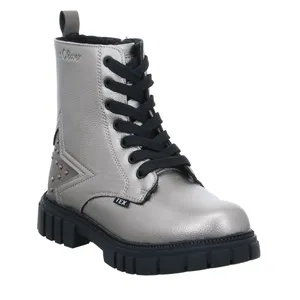 S.OLIVER Bootie Kleinkinder-Winterstiefel Taupe Lederimitat 