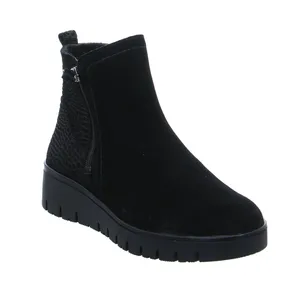VAN DER LAAN 2RV Comfort-Stiefelette Schwarz Leder VAN DER LAAN 2RV Comfort-Stiefelette Schwarz Leder