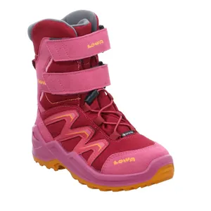 LOWA Mädchen Winterstiefel Kleinkinder-Snowboot  Membran Pink Synthetik 