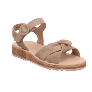 PAUL GREEN Sandalette Beige Leder 