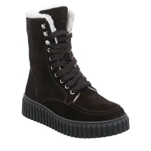 SCHUHENGEL Boot Dunkelbraun Leder SCHUHENGEL Boot Dunkelbraun Leder