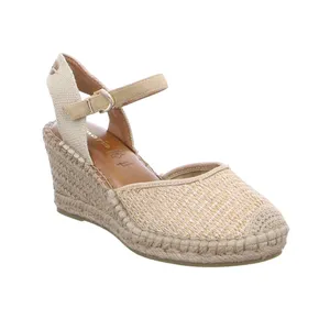 TAMARIS Espadrille-mit Absatz Gold Textil 