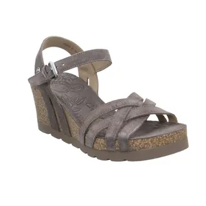 PANAMA JACK Sandalette Grau Leder 