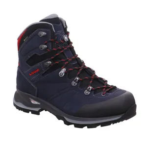 LOWA Trekkingschuhe Dunkelblau Leder 