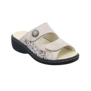COLLECTION CHRISTA PFAFF Pantolette Beige Leder 