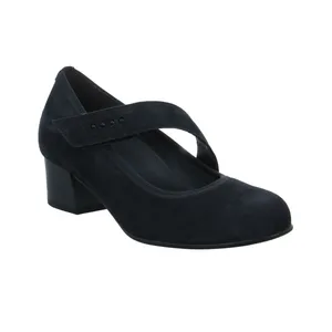GABOR mit Wechselfussbett Comfort-Pumps Schwarz Leder GABOR mit Wechselfussbett Comfort-Pumps Schwarz Leder