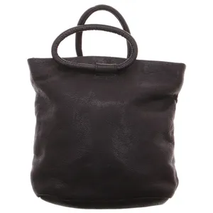 BEAR DESIGN Beuteltasche Schwarz Leder 