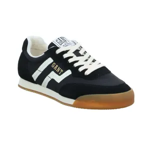 GANT Sneaker Schwarz Leder  mit Wechselfussbett 