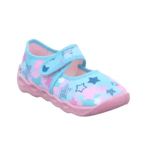 SUPERFIT Kinder-Hausschuh Mint Textil  Mädchenhausschuh 