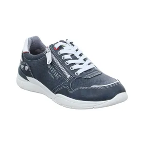 MUSTANG Halbschuhe Sneaker Blau Lederimitat 