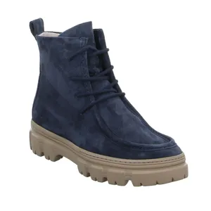 PAUL GREEN Boot Blau Leder 
